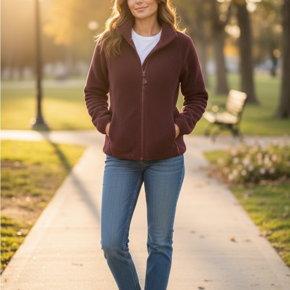 Charlie Paige Deep Burgundy Jacket
